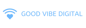 web design singapore good vibe digital logo and text blue
